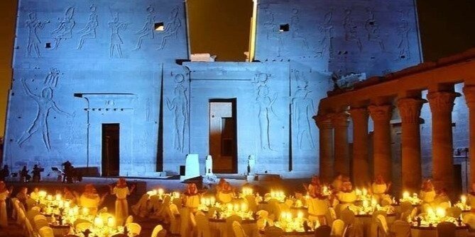 Karnak Temple Sound & Light Spectacle from Luxor